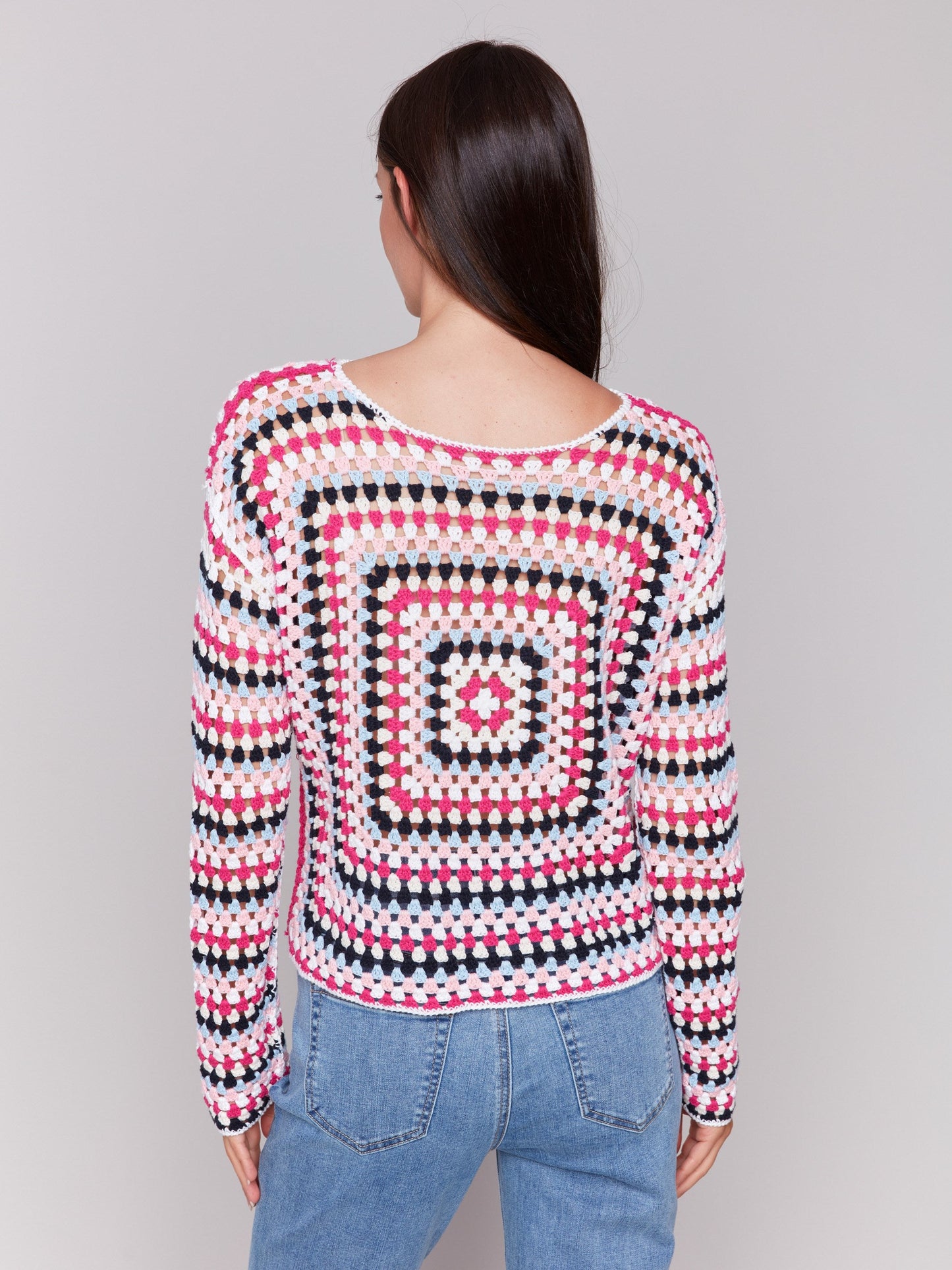 Long Sleeve Crochet Top - Paradise